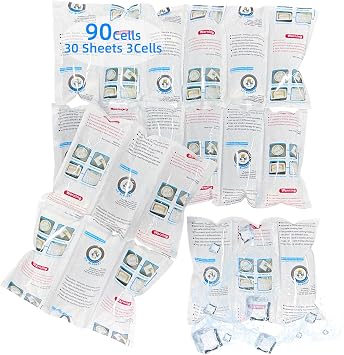 WORLD-BIO Cold Packs for Shipping Dry Ice for Shipping Frozen Food, Shipping Ice Packs Long Lasting Freezer Pack Keep Food Cold Fresh, Flexible Shipping Gel Ice Pack for Coolers