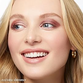 Julep Eyeshadow 101 Cream-to-Powder Waterproof Shadow Stick - Red Wine Shimmer - Long-Lasting, Crease-Proof, Warm Red Shimmer Cream Eyeshadow with Built-in Smudger