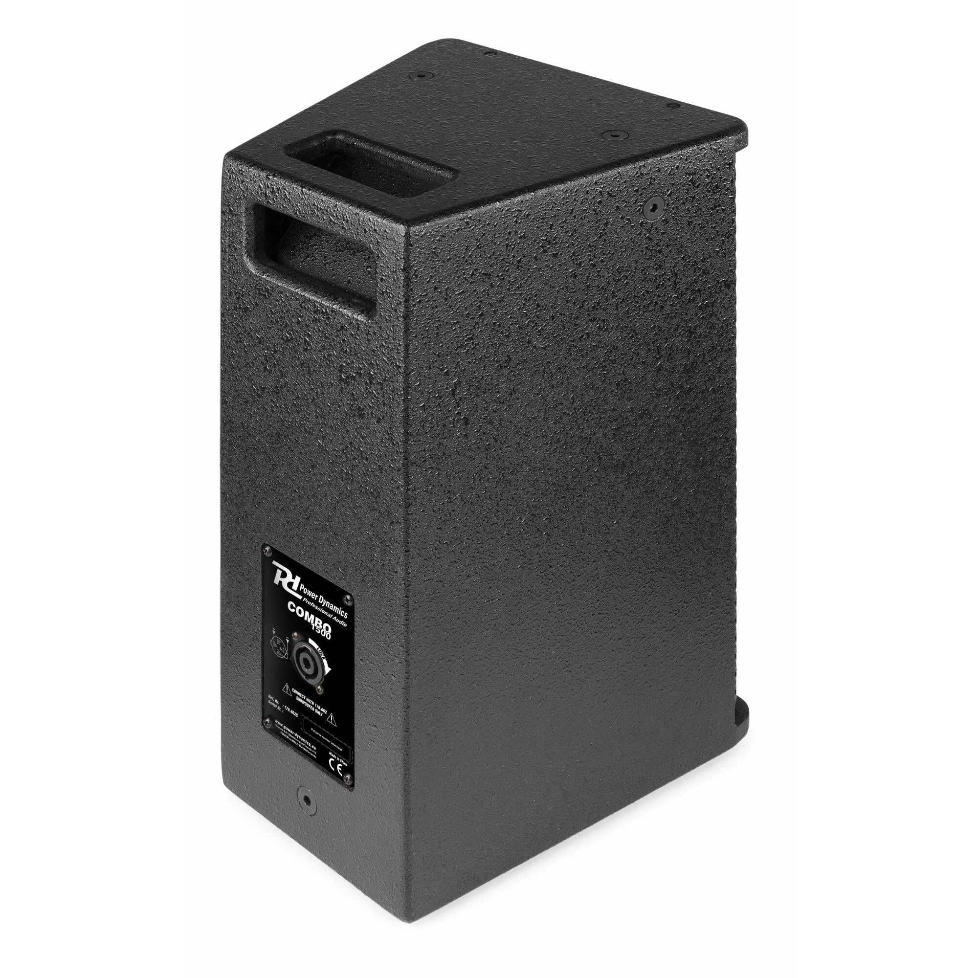 Power Dynamics Combo 1500 - PA Lautsprecher, 2.1 DJ Boxen Set, 15 Zoll, PA Set, aktiv Subwoofer, 8 Zoll Topteile, Bluetooth, Mobile PA Anlage Komplettset - 1500 Watt - DJ Anlage