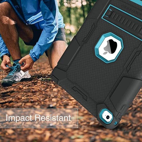 Miniatura 4 de BENTOBEN Funda para iPad Air 2, híbrida a prueba de golpes, con función atril, resistente a los golpes, a prueba de caídas, para iPad Air 2 con