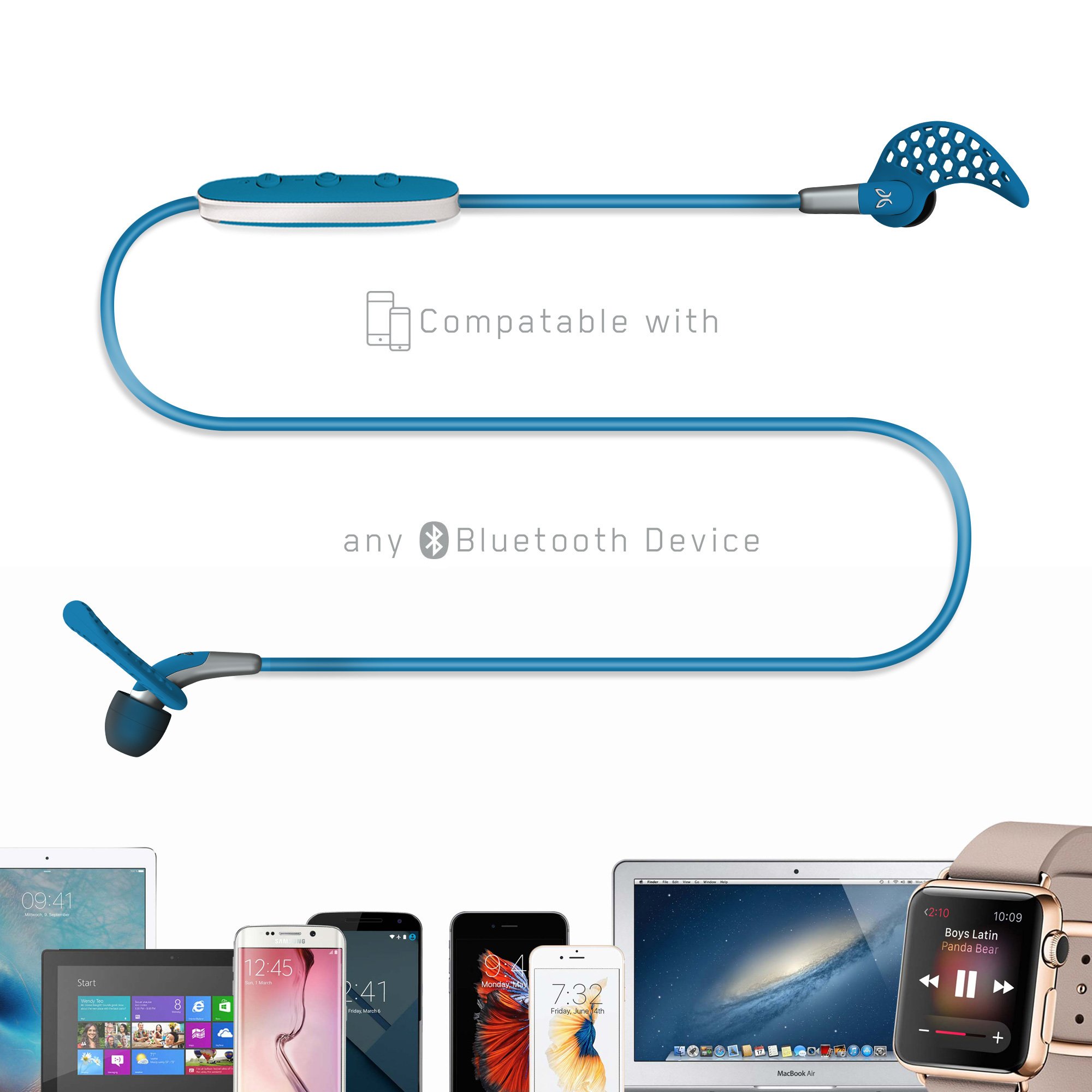 Earbuds Premium Bluetooth Jaybird Freedom Sport Blue - Dettaglio