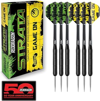 Red Dragon Strata Darts Set 2 Sets Darts with Flights and Shafts