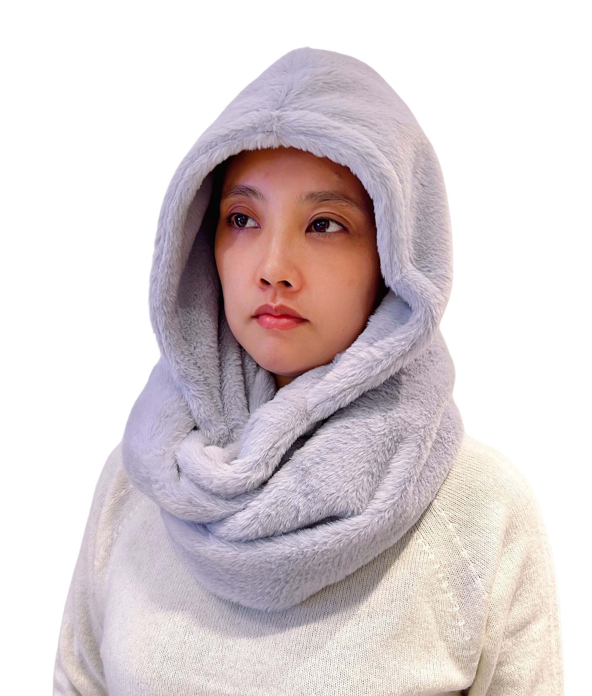 Écharpe Tube Snood Femme Hiver En Fausse Fourrure[J2761