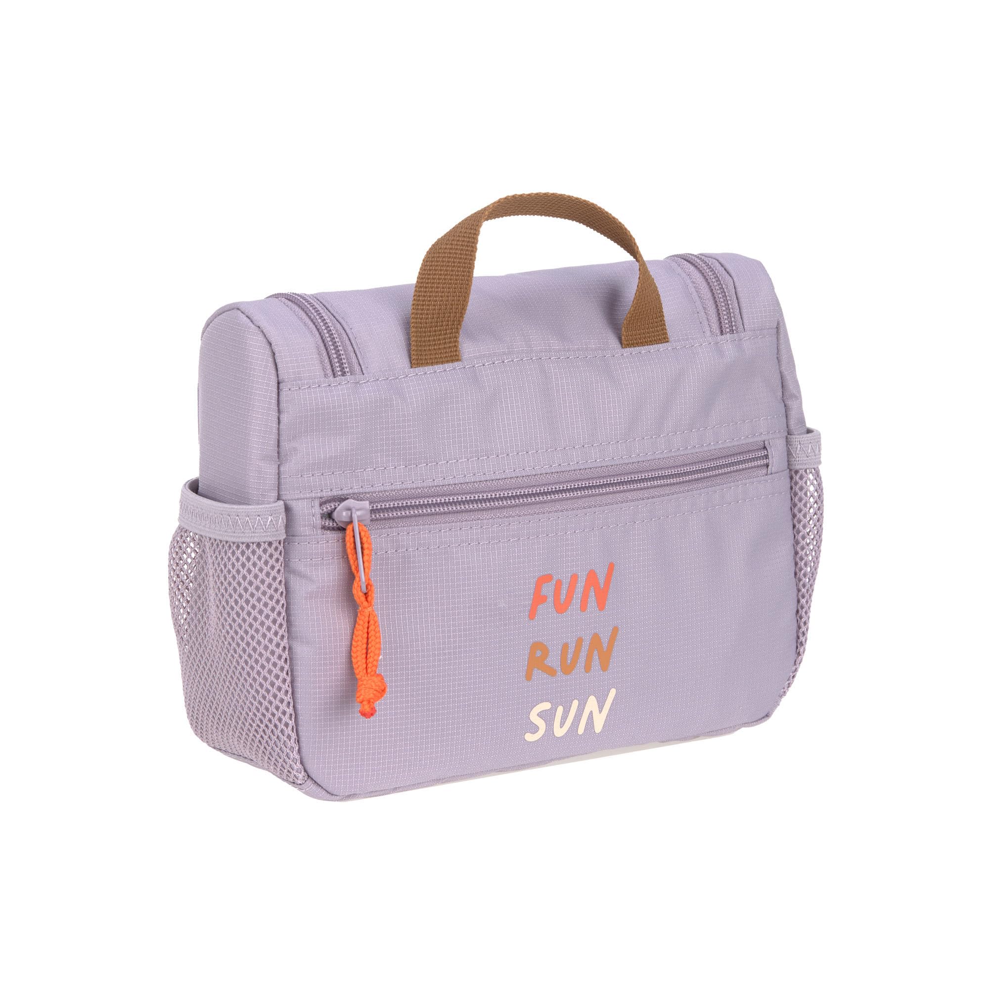 LÄSSIG Kosmetyczka dla dzieci, worek na pranie, do zawieszania/mini Washbag Lilac, liliowy, Nowoczesny