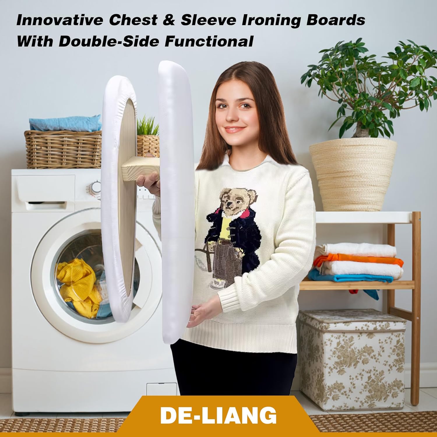Chest and Sleeve Ironing Board,Two-Sided Ironing Board Professional Garment Pressing Aide