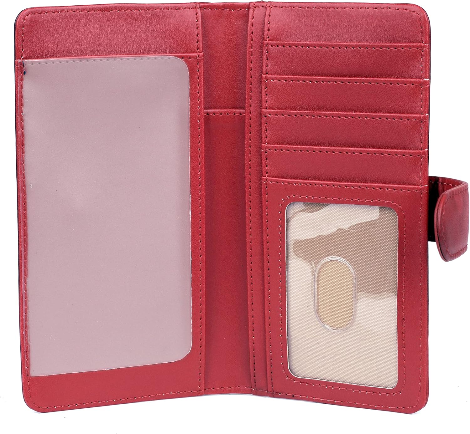 Julia Buxton Heiress Pik-Me-Up® Checkbook Keeper Red - Image 5
