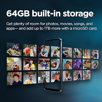 Tracfone Moto g Play 2024 Prepaid Phone with a 1-Yr Plan Included