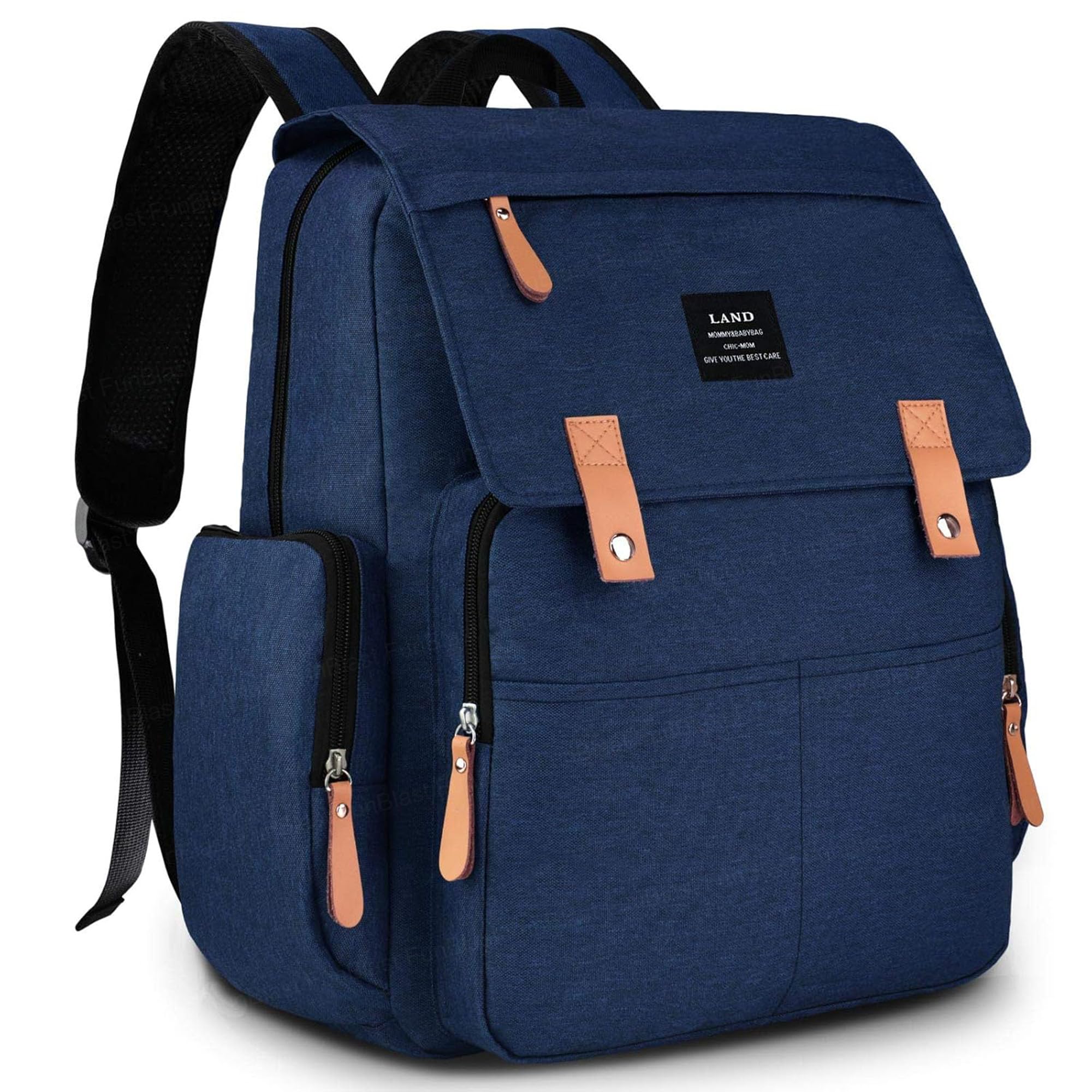 FunBlast Mother Bag, Baby Diaper Bags for Mom for Travel, Diaper Bag Backpack Multi-Function Large Capacity Diaper Bag, Travel Mommy Diaper Bag, Mother Bag with Multiple Pockets for Baby-image-35