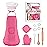 Popular Gifts for 2-8 Year Old Girls Boys, Chef Costume Set for Kids Apron for Girls Kids Chef Hat and Cooking Toys Birthday Xmas Stocking Stuffer for Toddlers Pink