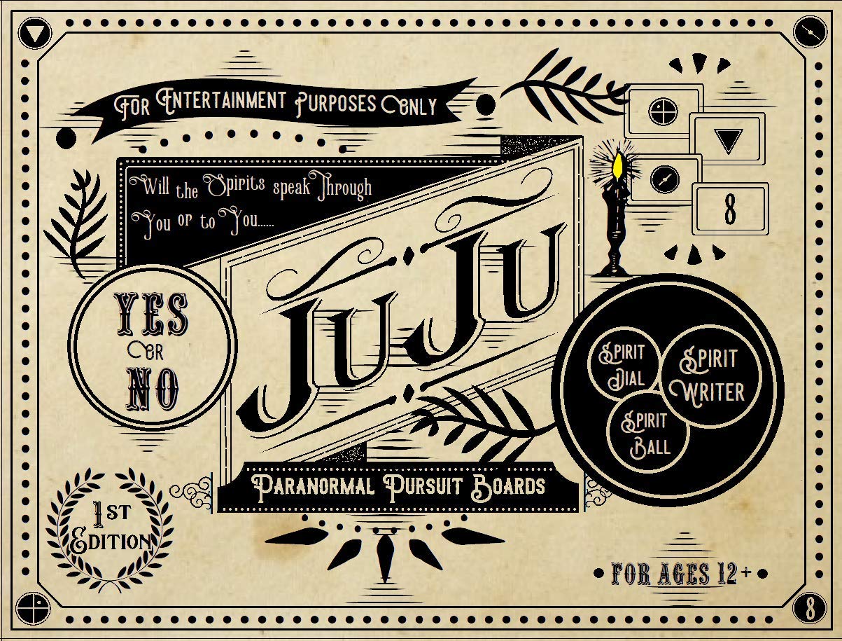 JuJu Paranormal Pursuit Bundle with Spirit Writer, Spirit Dial and Spirit Ball Game Boards