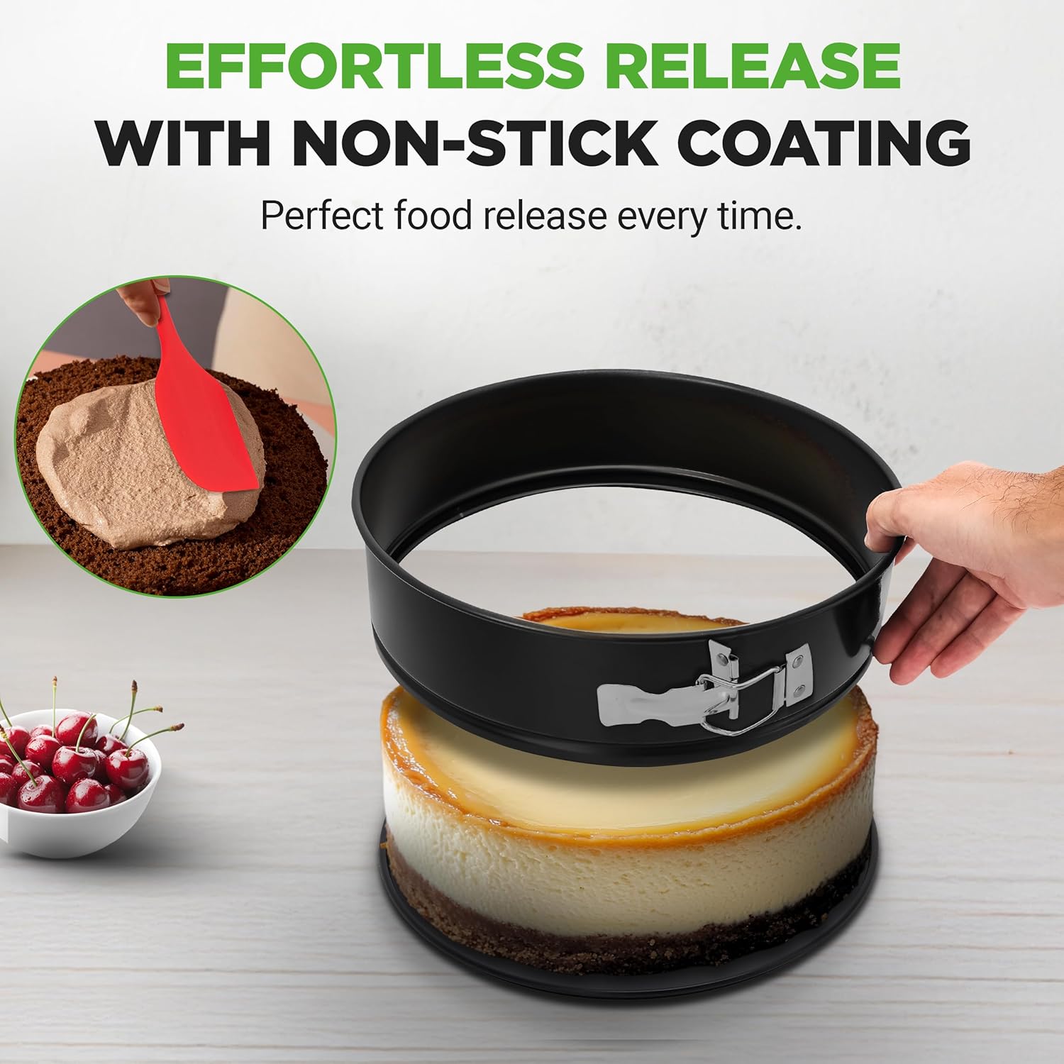 NutriChef 42-Piece Ultimate Nonstick Bakeware Set - Carbon Steel Baking Pans, Everyday Baking Tools, Oven Mitts, & More - Ideal for Baking Delicious Savory & Sweet Treats - Complete Set for Bakers - Image 6