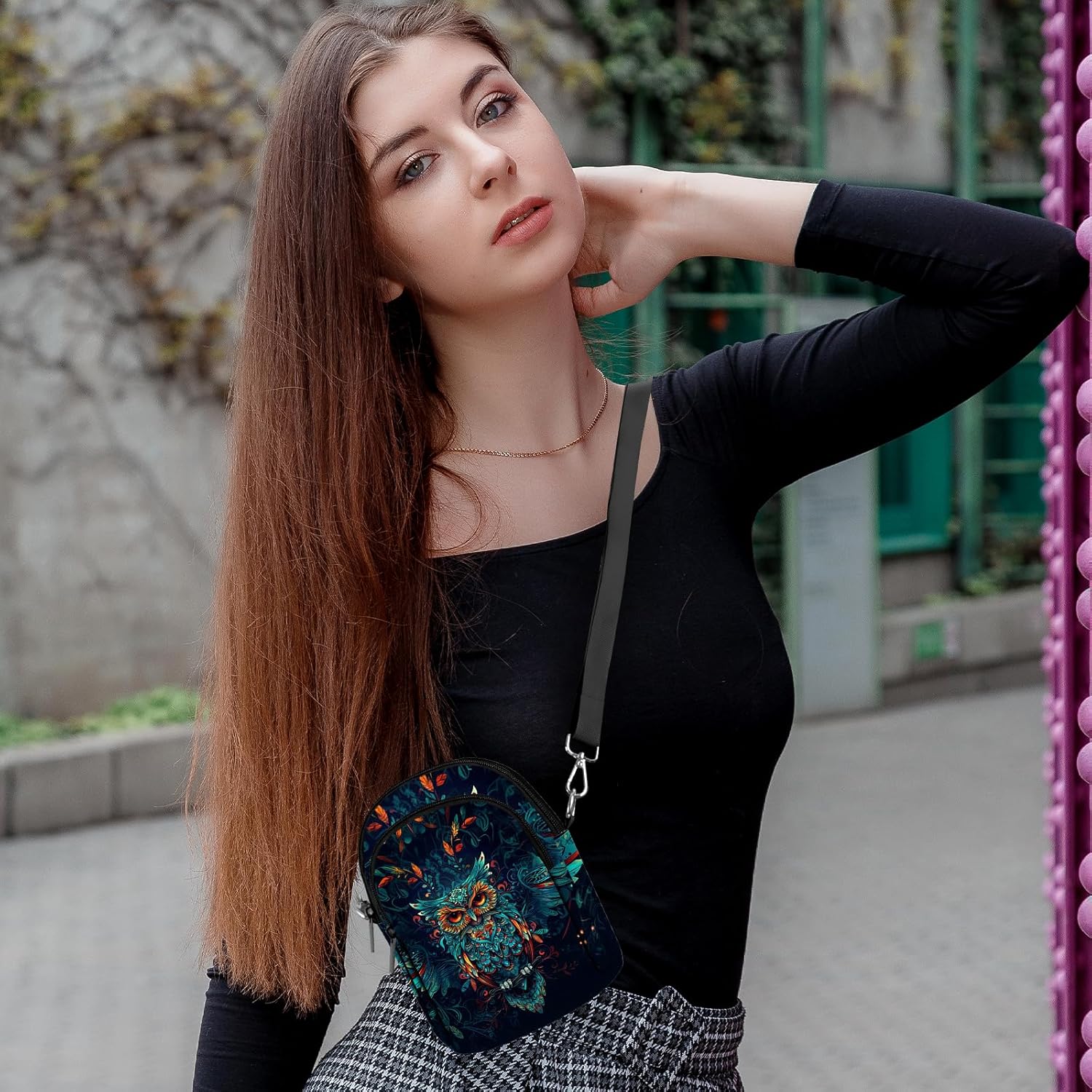 Small Crossbody Bag for Women Cell Phone Purse with Adjustable Strap Shoulder Purses Wallet Bags Shopping - Image 3