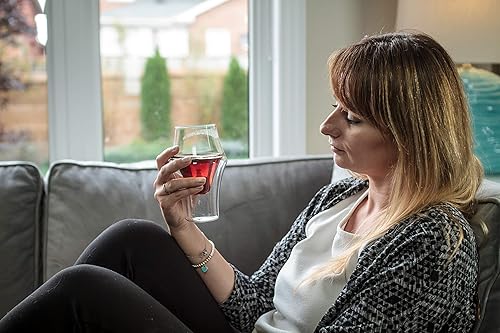 Miniatura 8 de EQ Excite - Vasos de café transparentes de doble pared hechos a mano, 5.1 fl oz (paquete de 2)