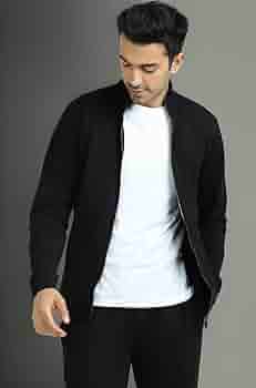Buy XYXX Cruze French Terry Cotton Zip-Up Jacket (S; Pitch
