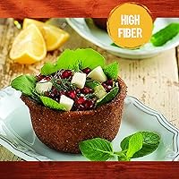 Vista 4 de Duru Bulgur fino marrón, 35.2 onzas (35.27 oz), bayas de trigo, 100% naturales y certificadas, alto en fibra y proteínas, sin OMG, ideal