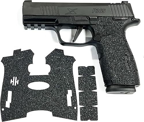 Handleitgrips Textured Rubber Gun Grip Enhancement Kit for Sig Sauer P365 X-Macro with Safety