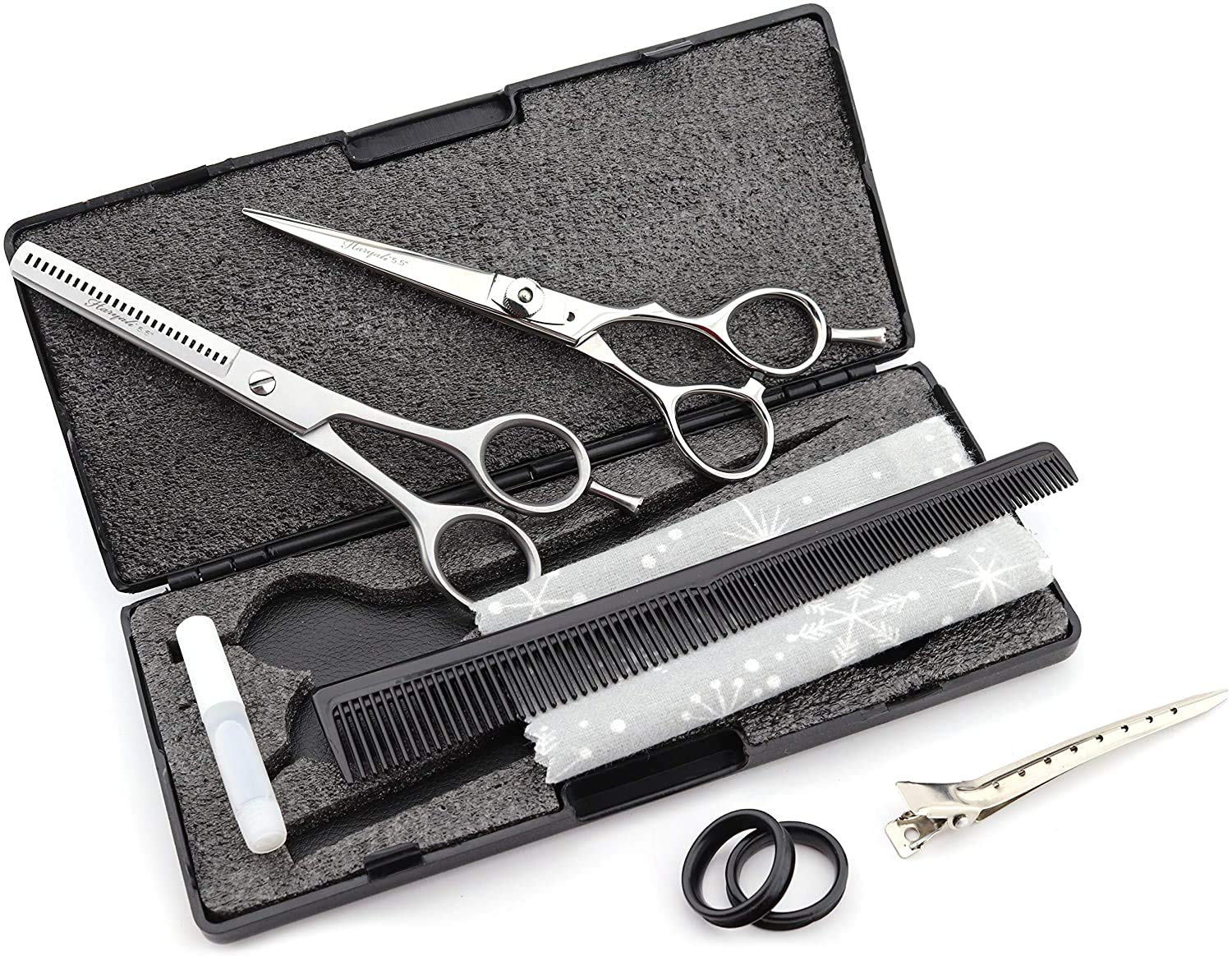 Profi Friseurschere 5,5 Zoll – Scharf, Ergonomisch, Aus Edelstahl, Für Damen & Herren