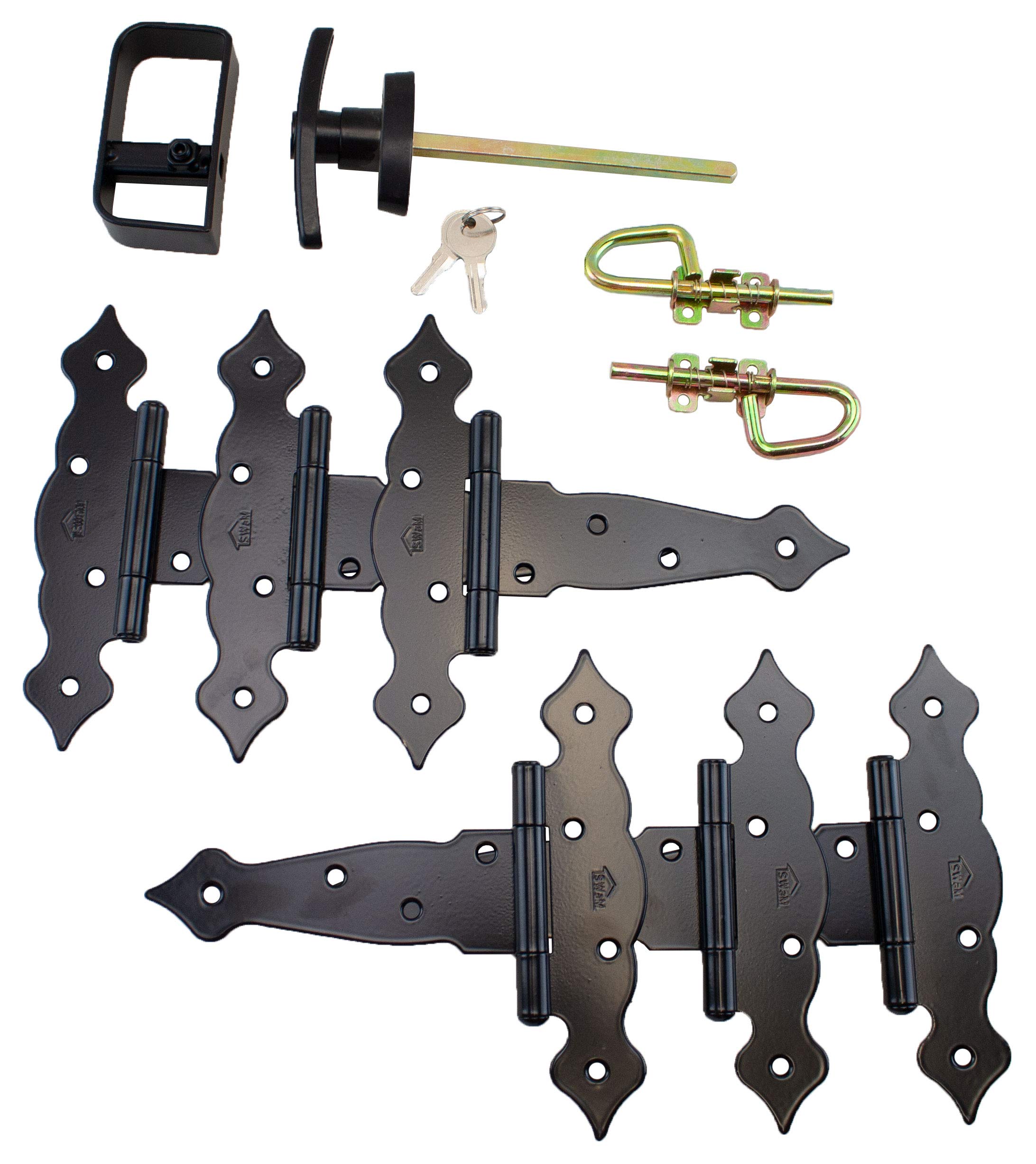 Shed Windows and More Shed Door Hardware Kit, (6
