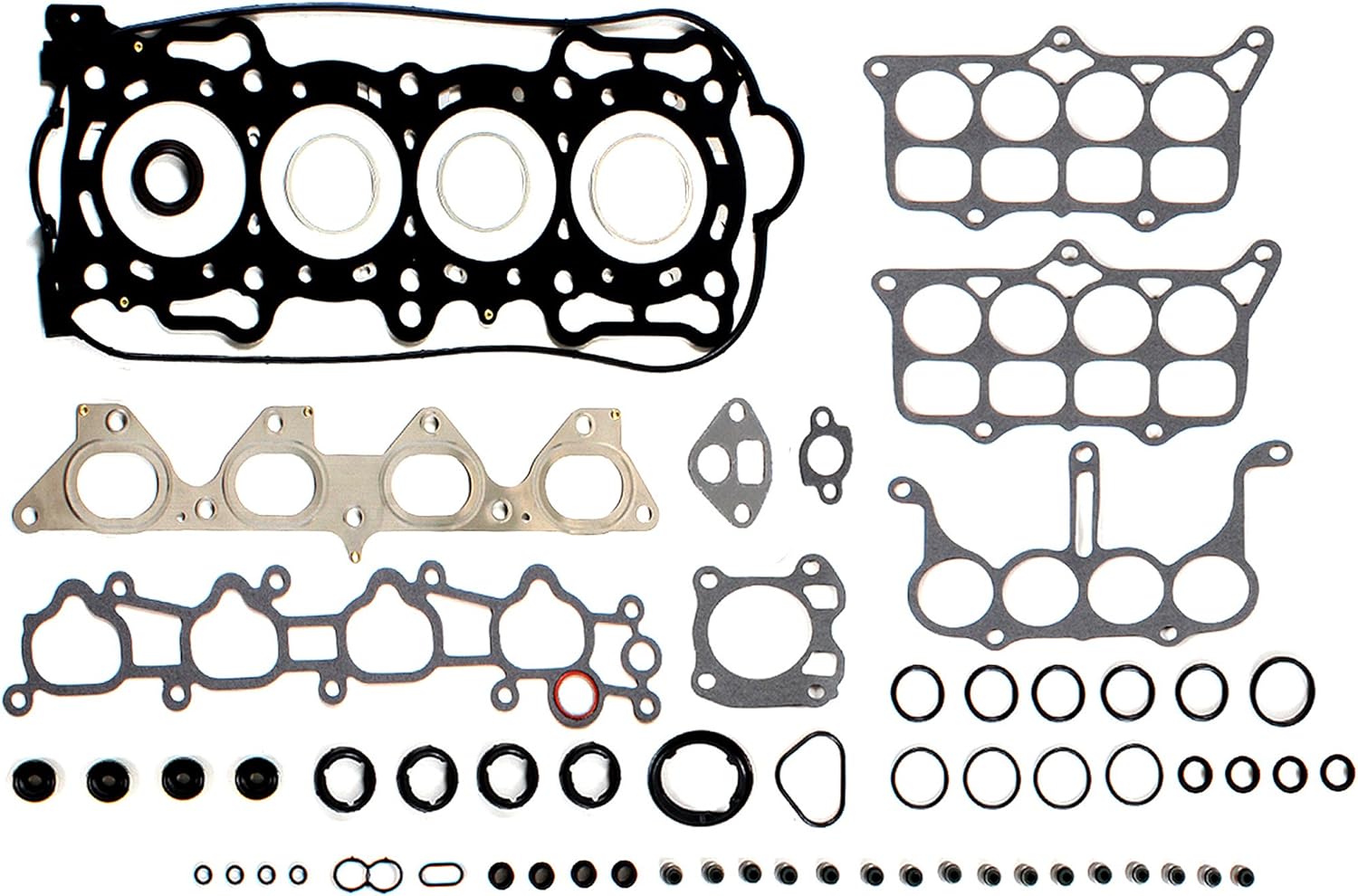 CNS MLS Cylinder Head Gasket Set Compatible with 90-96 Honda 2.2L 2156CC L4 SOHC (16 Valve), F22A F22A1/A4/A6