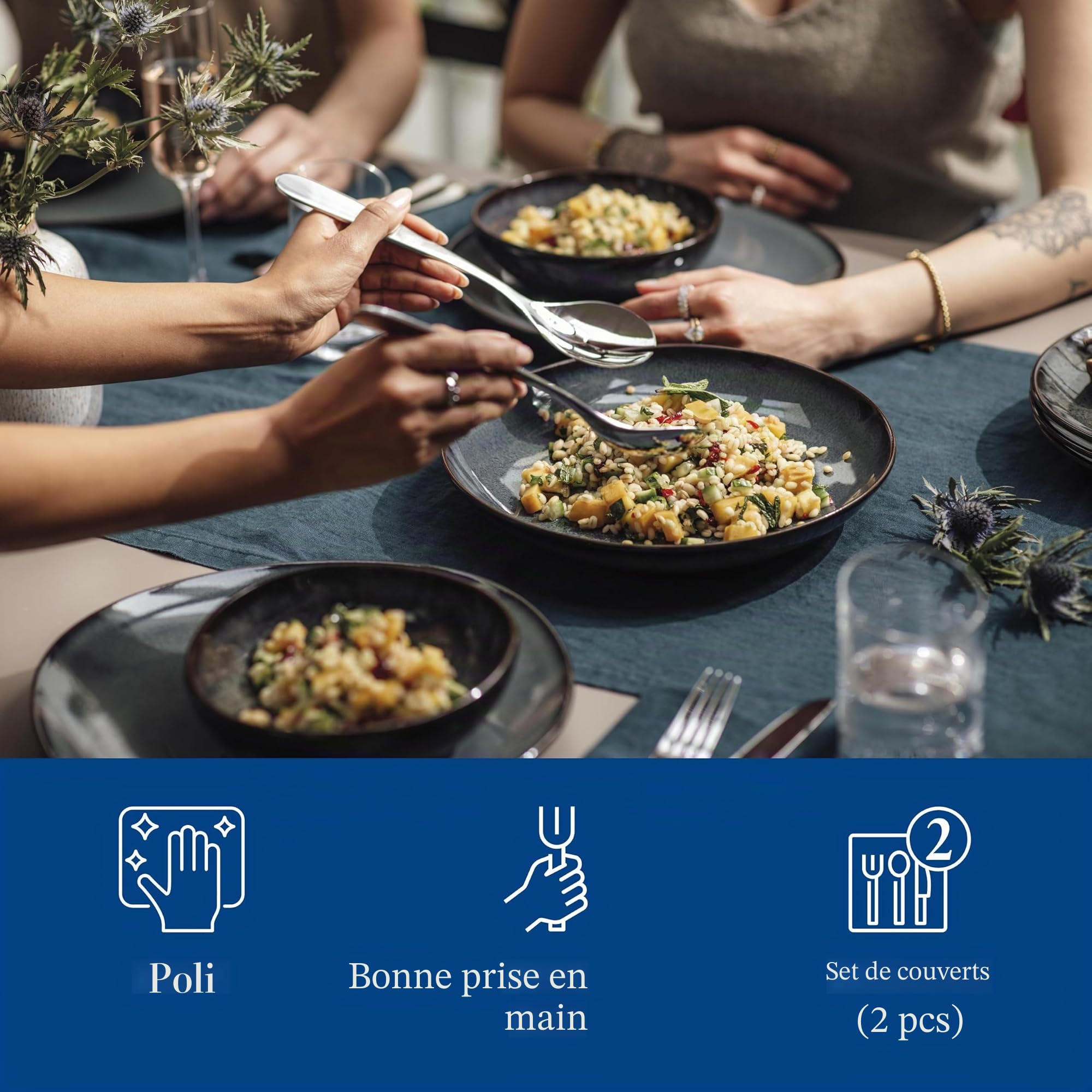 Daily Line Couvert a salade, 2pces