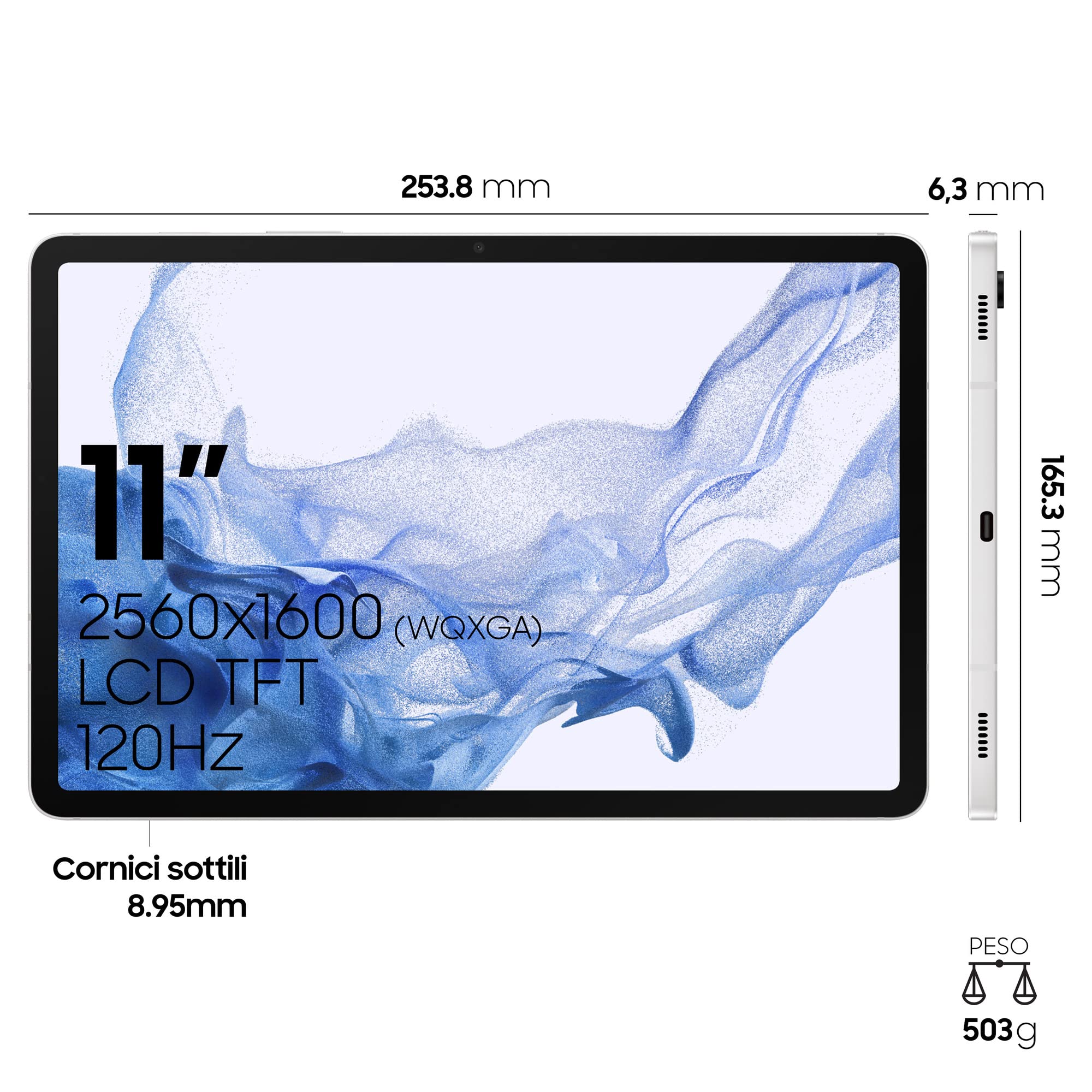 Samsung Galaxy Tab S8 SM-X700 128 Go 27,9 cm (11