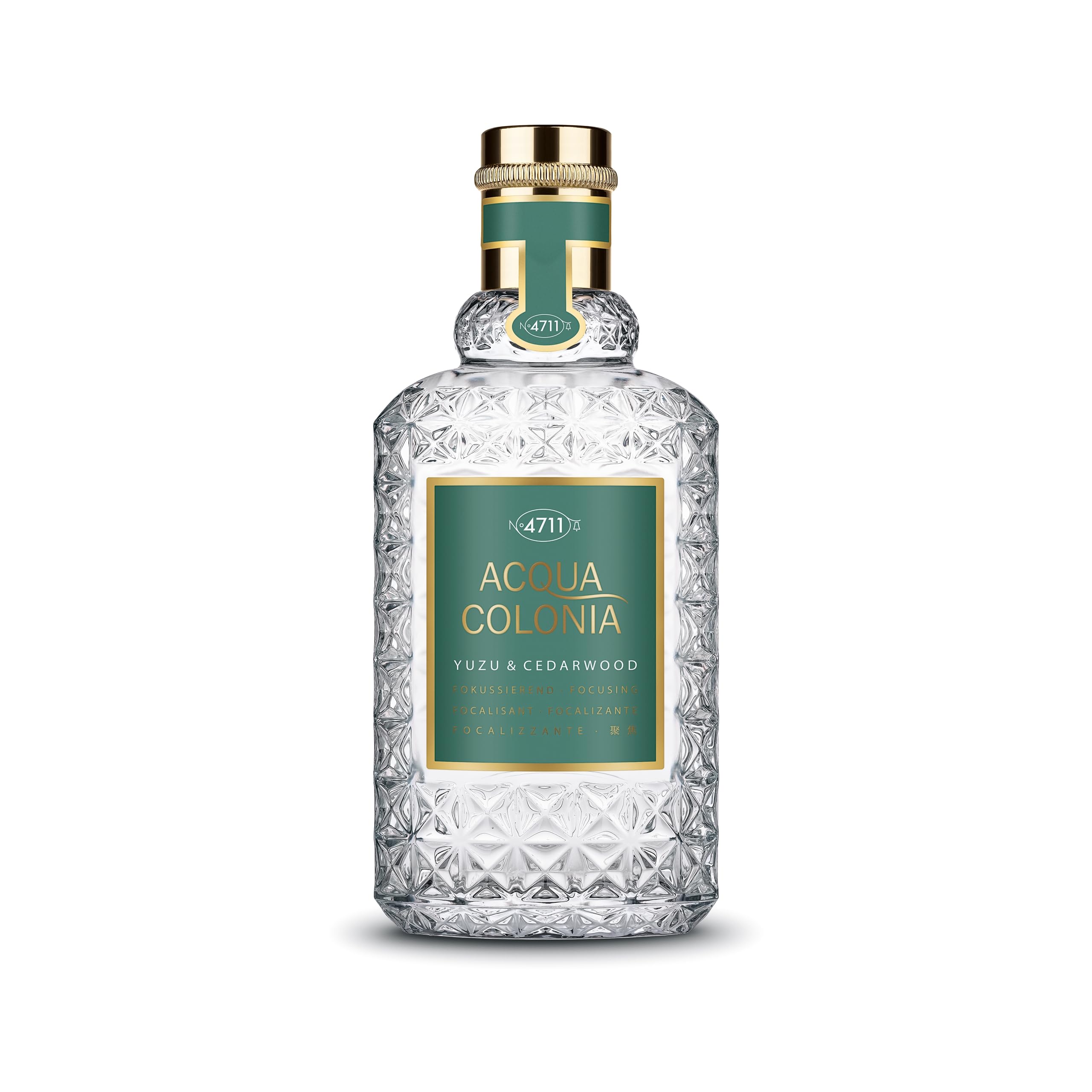 4711 Acqua Colonia® Yuzu & Cedarwood | Eau de Cologne - focalizzante - Benessere per i sensi | 100 ml Natural Spray