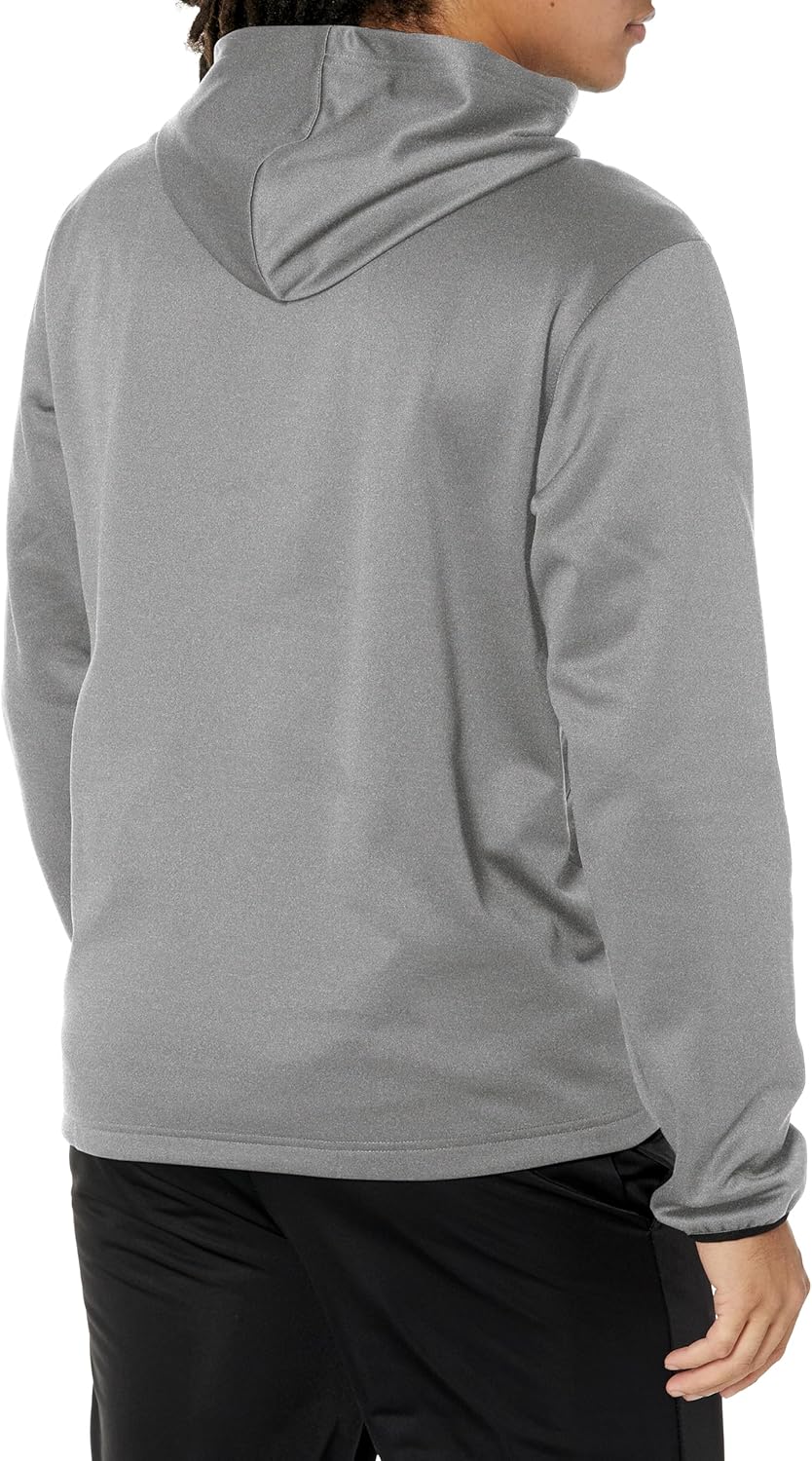 PUMA Mens Fit Taped Pwrfleece Hoodie Casual Outerwear Casual Comfort Technology - Blue - Image 2