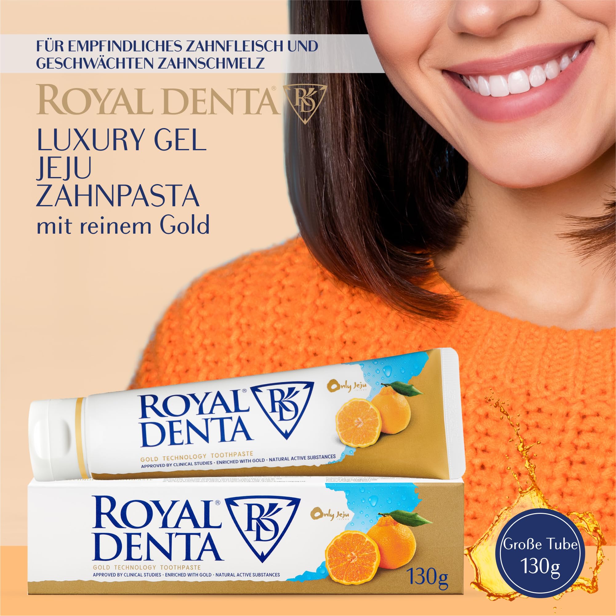 3-teiliges Zahnpflege Set – Zahnbürste Extra Weich & Hydroxylapatit Zahnpasta Fluoridfreie & Gold-Zahncreme mit Fluorid für Plaque und für empfindliche Zähne