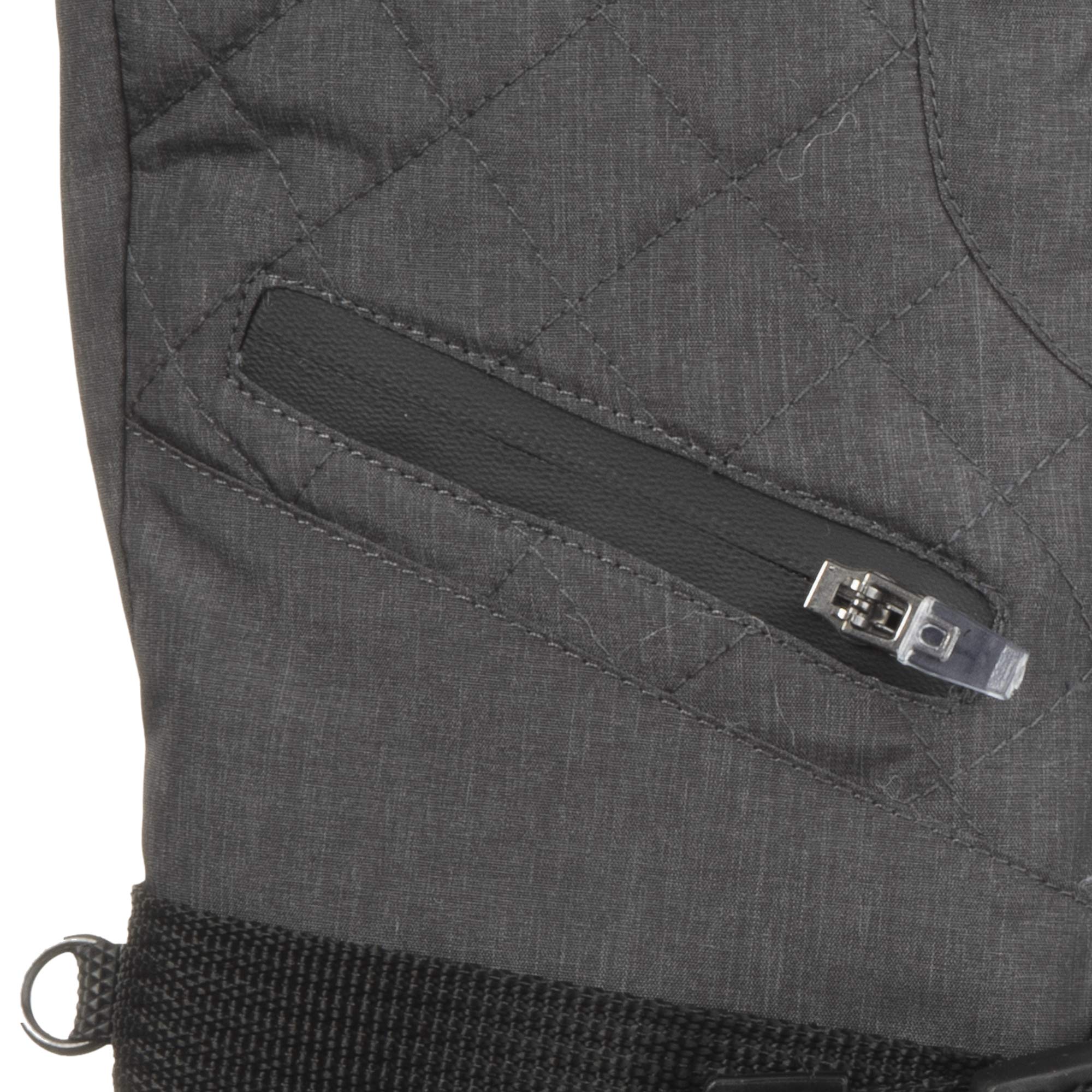 isotoner Women's Ski Gloves; Waterproof and Windproof Insulated for Cold Weather; Heather Grey; S/M