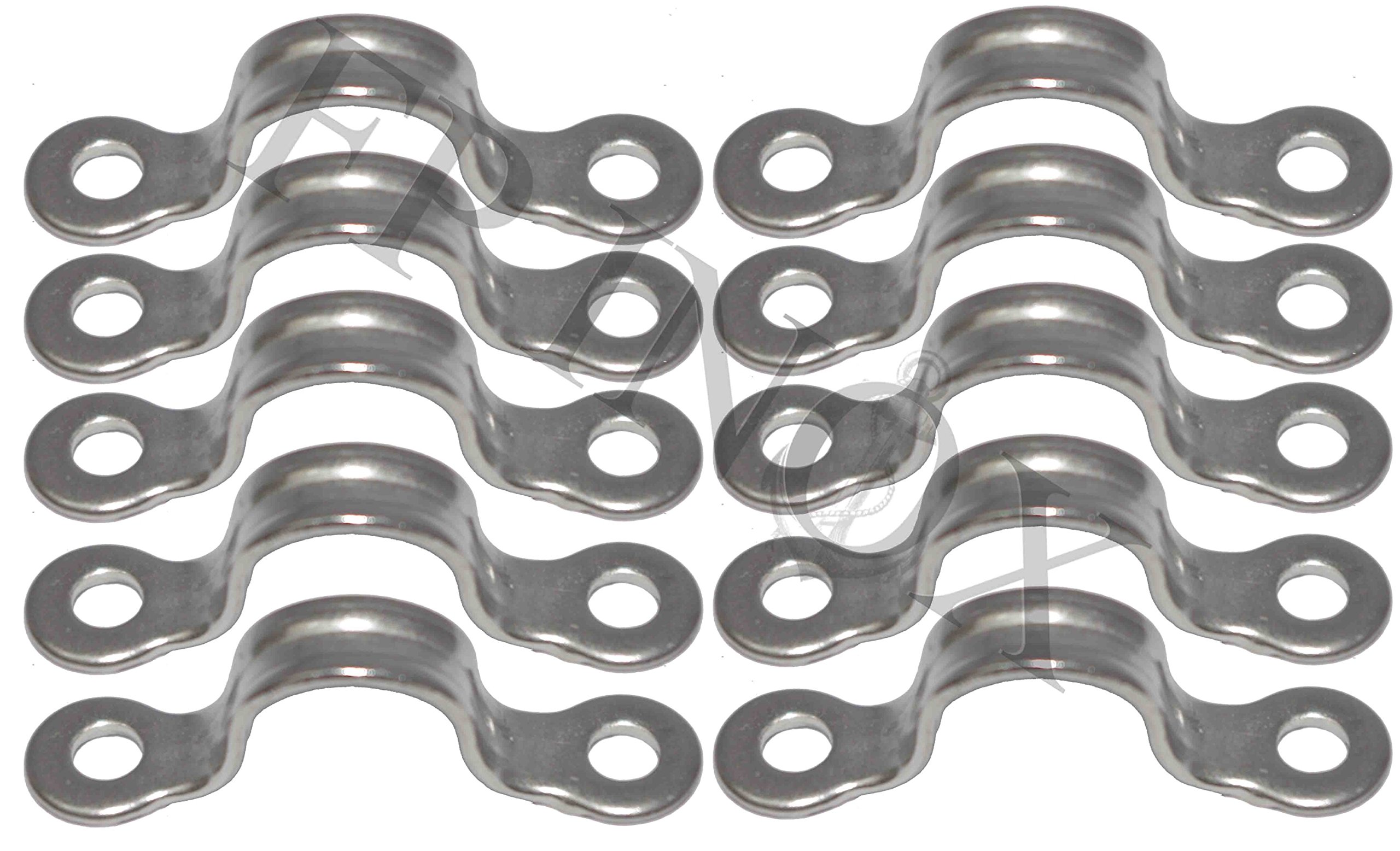 Pontet embouti Moulé centrale 11mm inox 316 ( Lot de 10 Pontet embouti Moulé centrale 11mm inox 316 ( Lot de 10