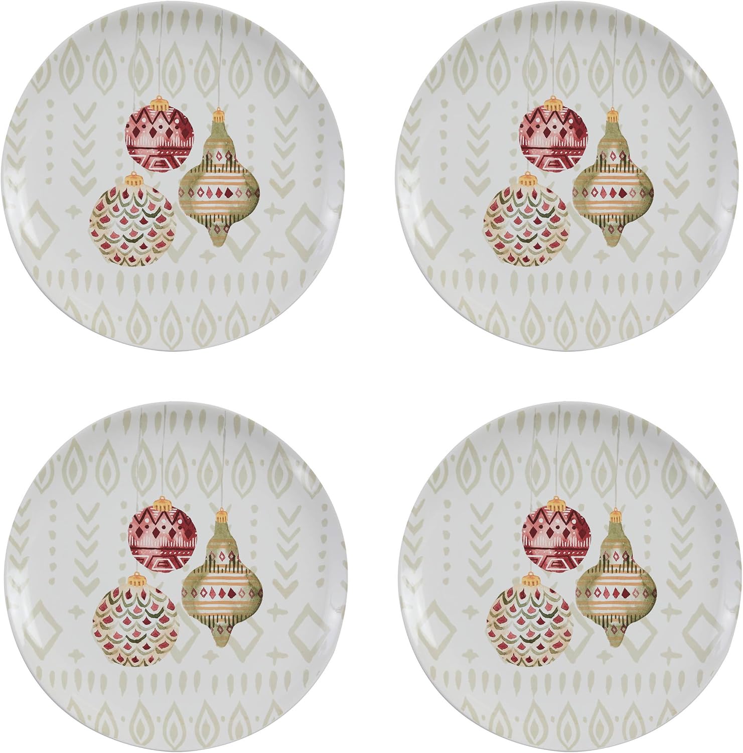 Split P Winter Moment Salad Plate Set of 4