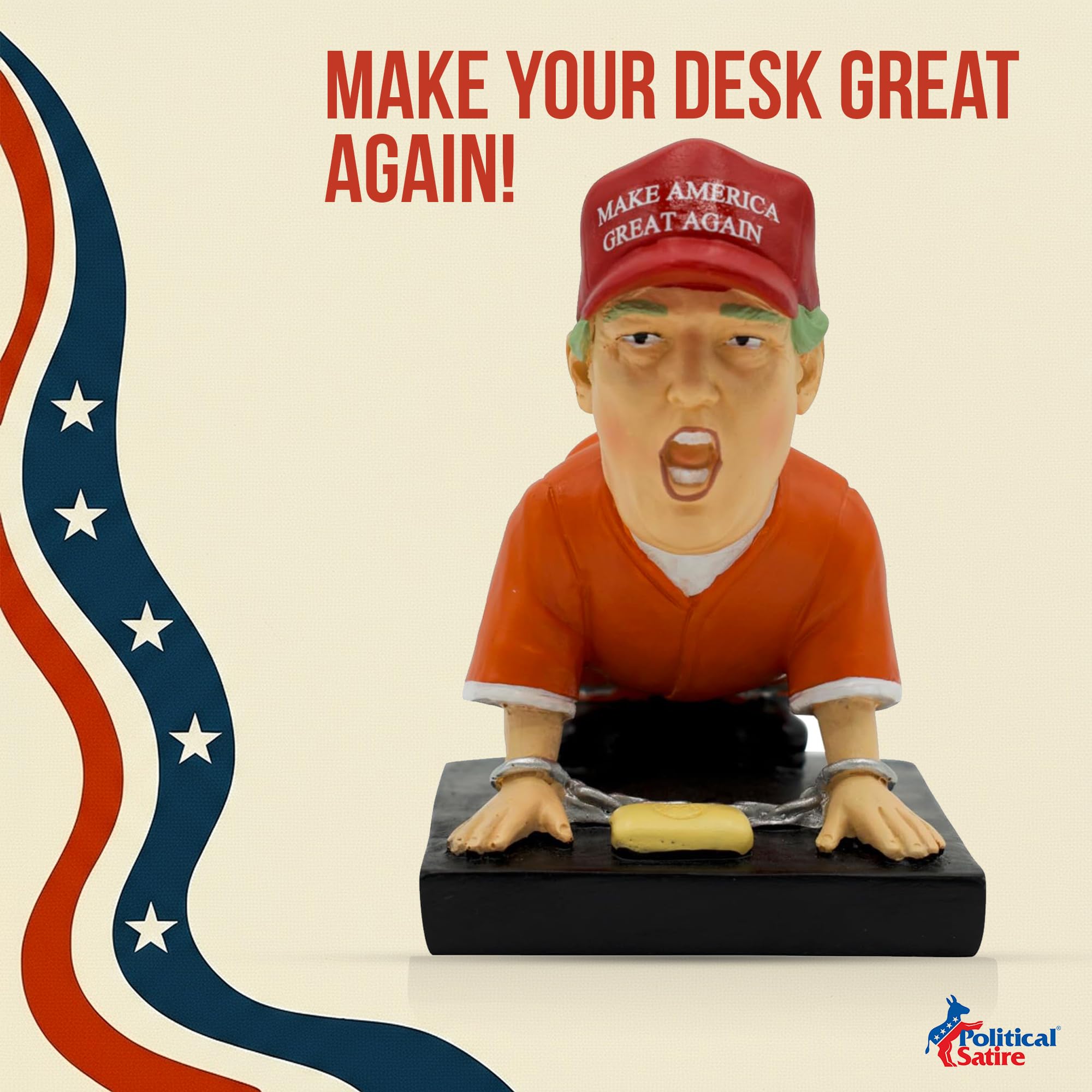Political Satire Donald Trump Stifthalter - Donald Trump Merchandise Lustige Geschenke für Männer, weißer Elefant Geschenke für Erwachsene Einzigartige Geschenke, Gag Geschenke für Männer, Männer