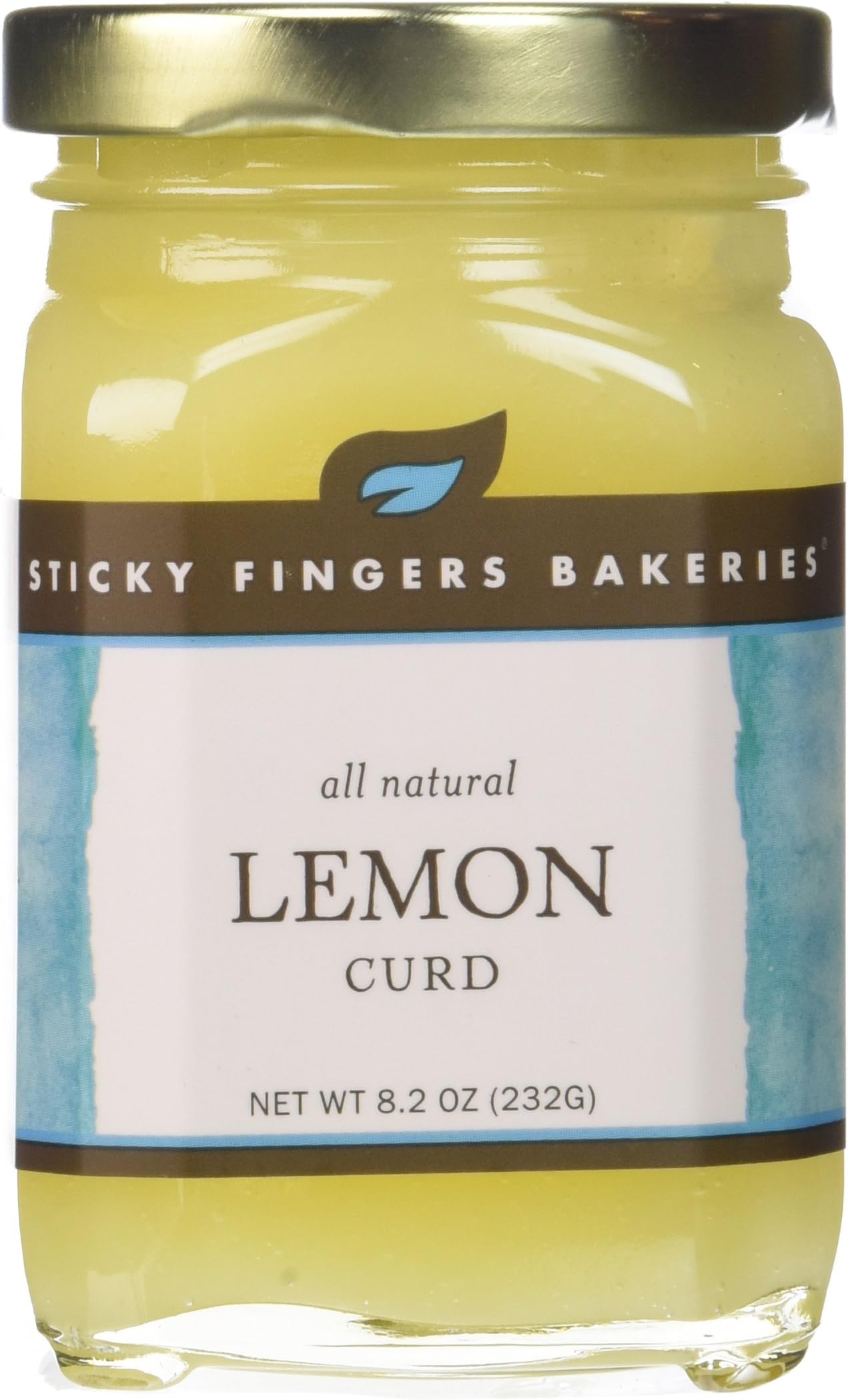 Sticky Fingers, Fruit Curd Lemon, 8.2 Ounce