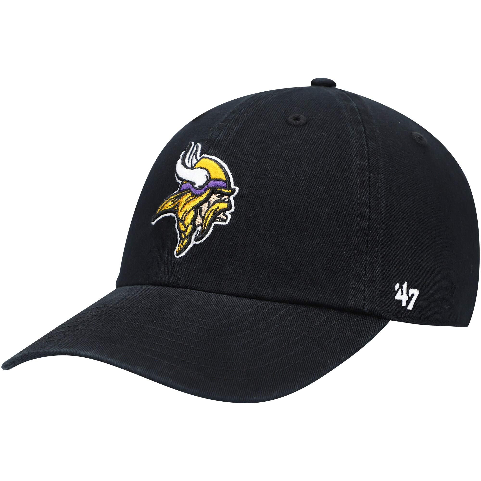 47nfl Mens Brand Clean Up Adjustable Hat Minnesota Vikings