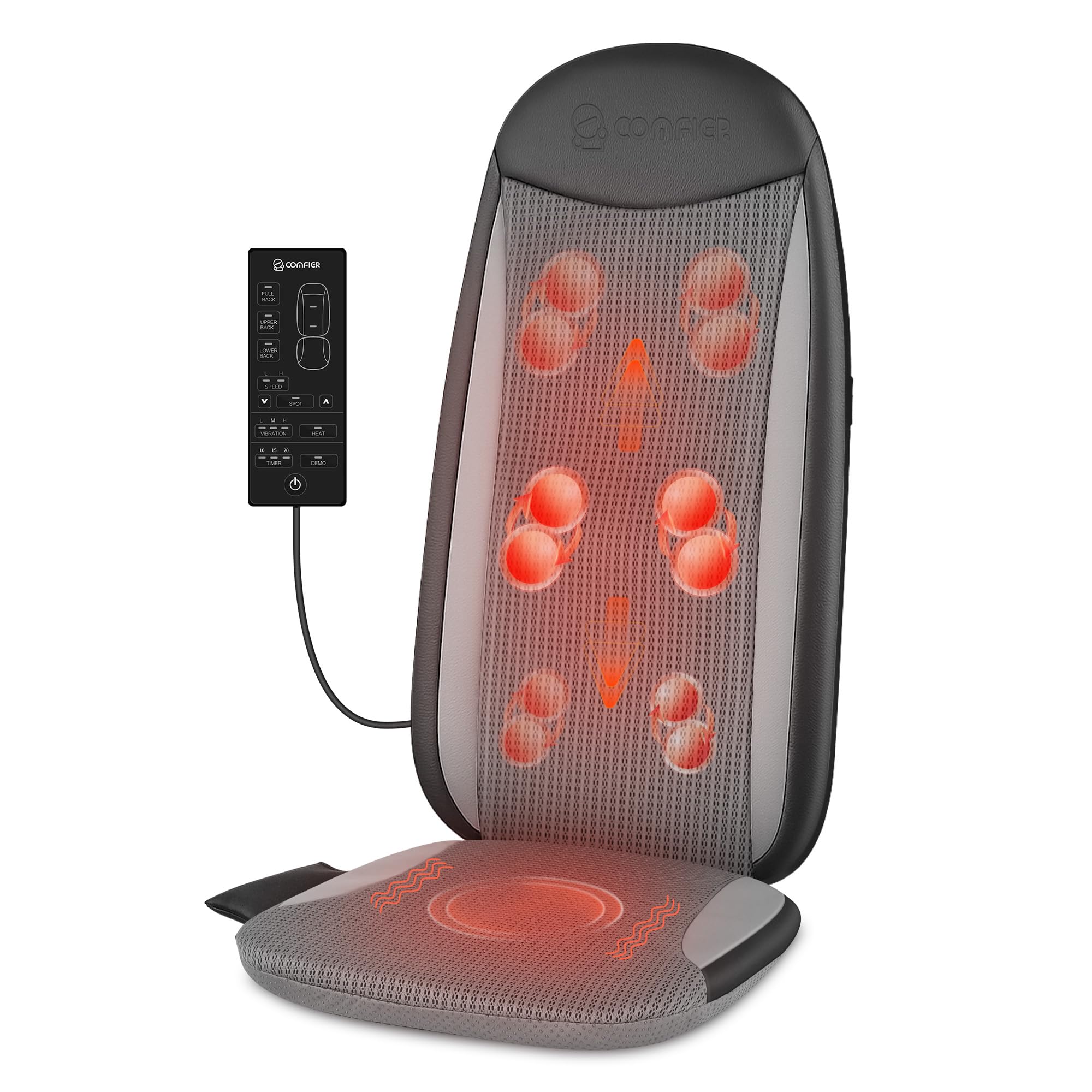 COMFIER Shiatsu Back Massager with Heat