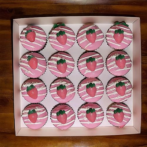 Miniatura 4 de Molde de fresa 3D para hornear DIY de silicona para fondant de frutas, molde de chocolate para cupcakes, tartas, decoración de pastel de gelatina de