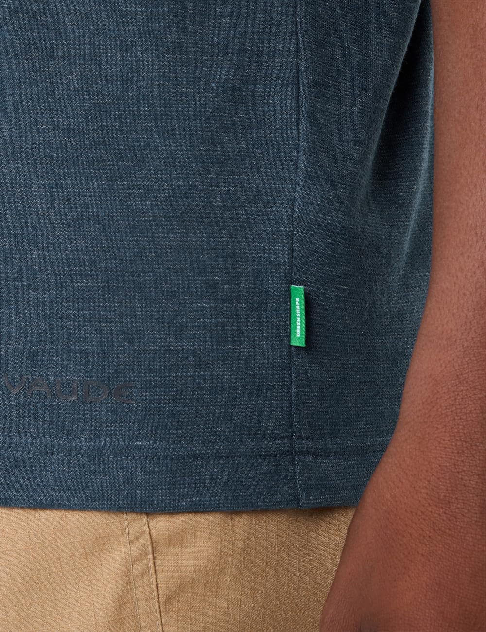 VAUDE T-Shirt mit hohem Hanf-Anteil für Sommertage, kühlend und geruchshemmend, weicher Griff, schnelltrocknend, pflegeleicht