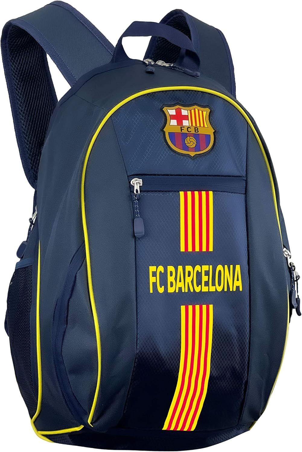 Barcelona Backpack With Soccer Ball Compartment, Licensed Barcelona School Bookbag