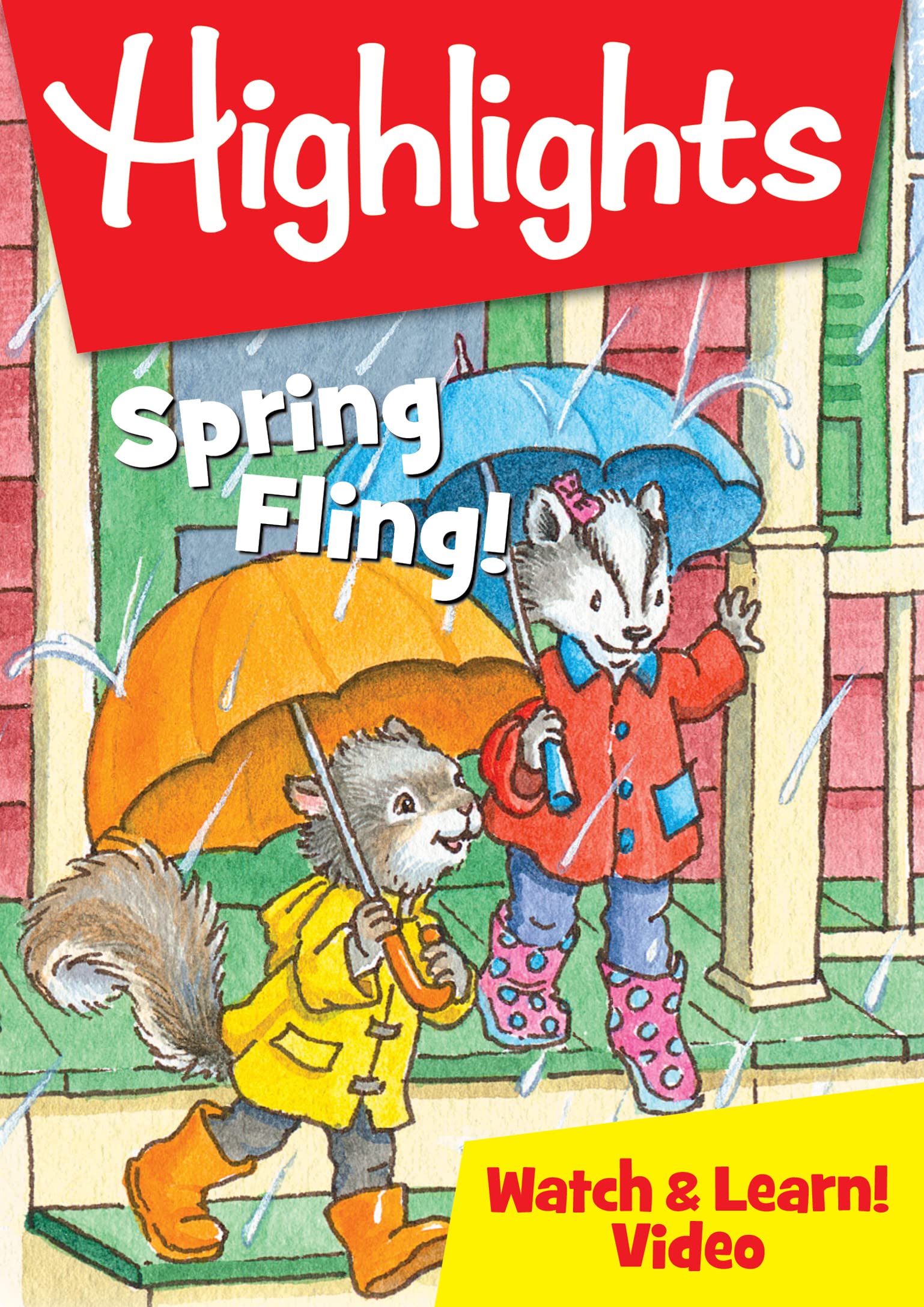 Highlights Watch & Learn Spring Fling videos educativos infantiles para tardes divertidas en casa
