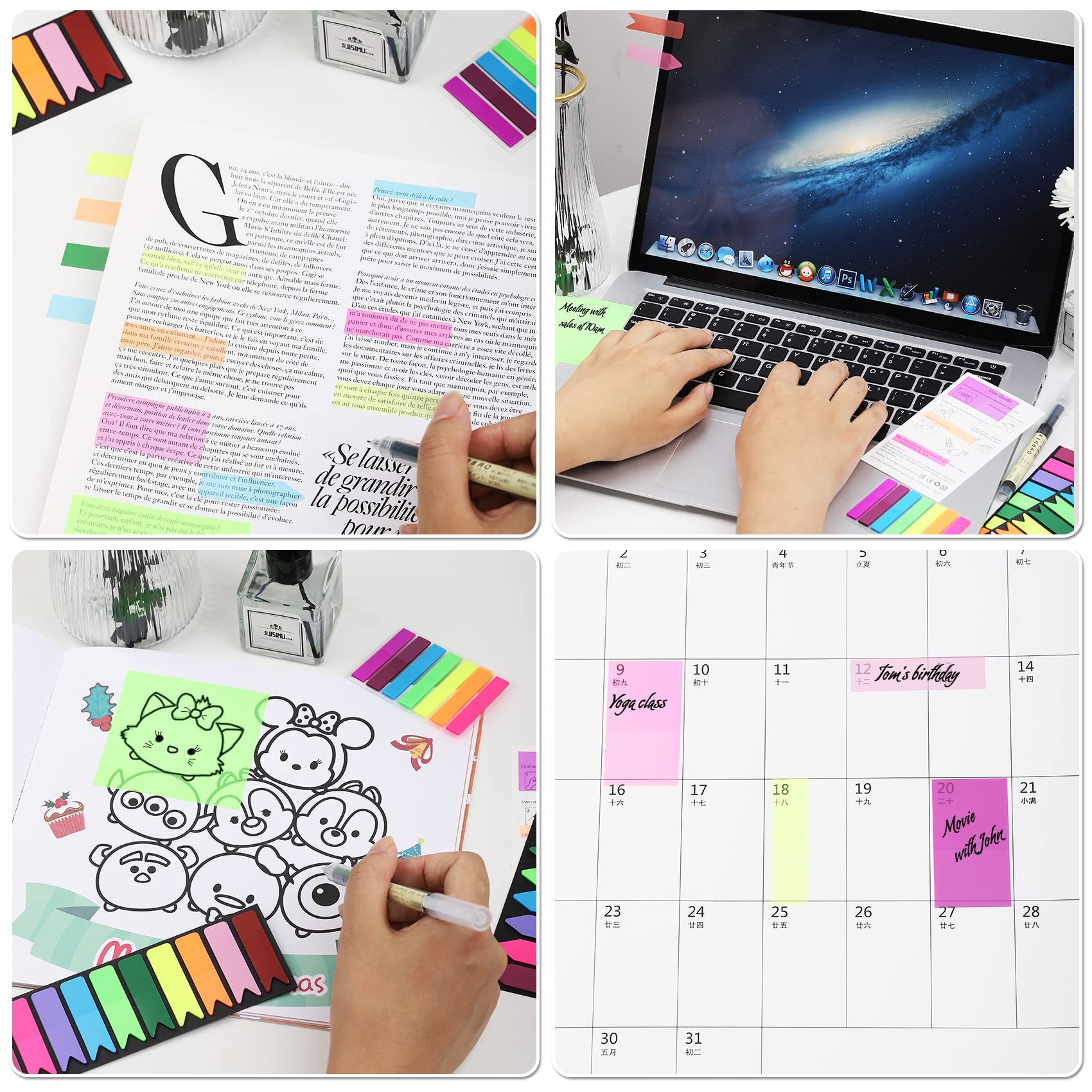 Blocs-Notes Adhésifs, 450 Feuilles To Do List Bloc Note, Adhésifs Sticky Notes, To Do List Notes