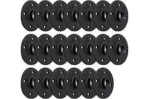 3/4 Inch Pipe Flange with Threaded Hole - 20 Pack