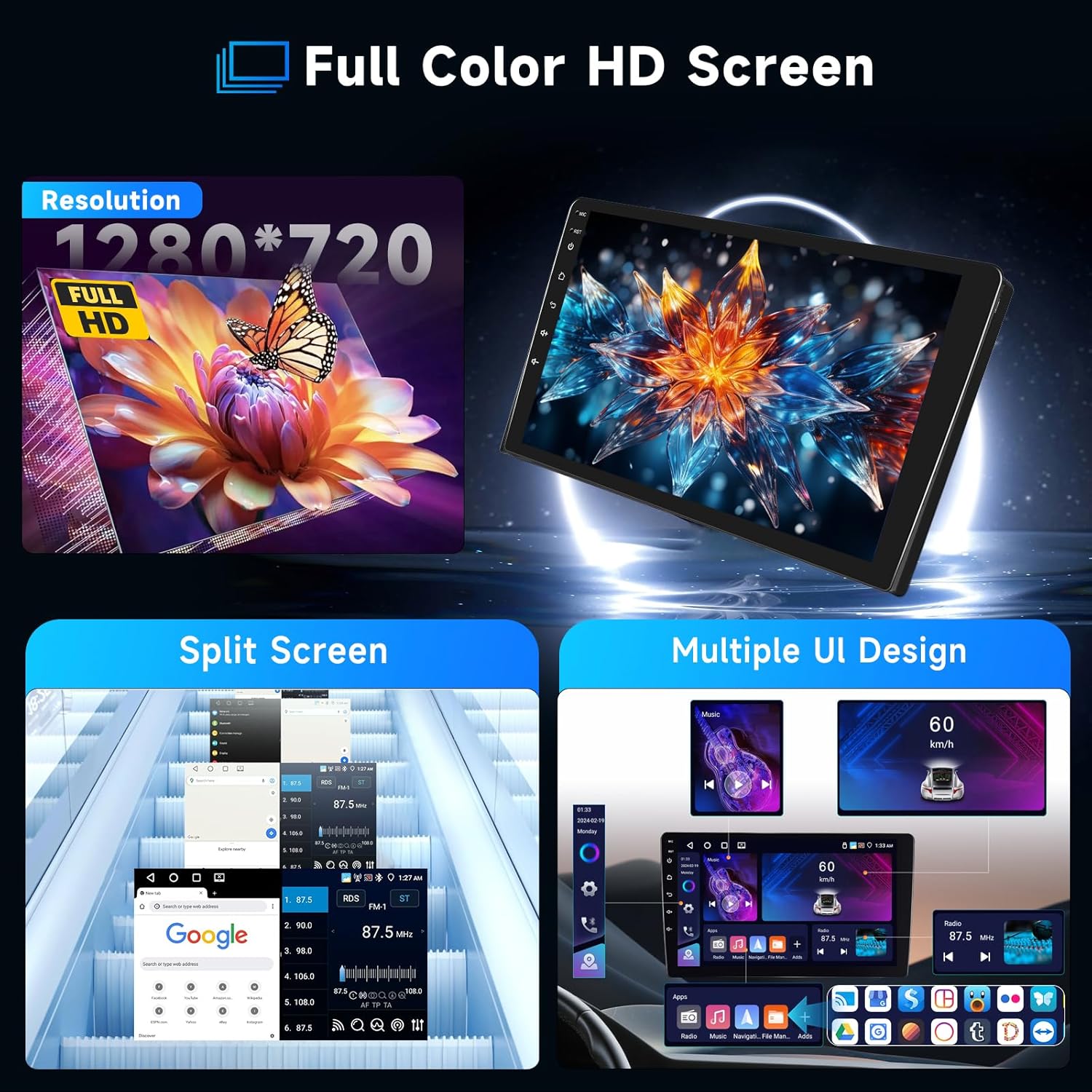 Wiring diagram for Hodozzy Android Car Stereo