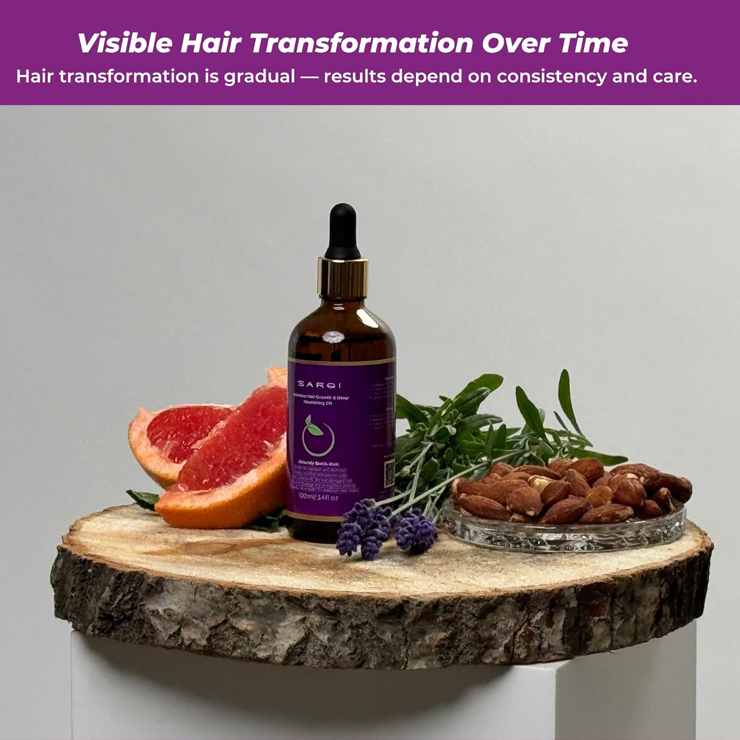 Hair Growth Oil 100% Natural Hair Serum with Batana, Biotin, Castor, Pumpkin Seed, Argan, Coconut, Jojoba, Rosemary, Effective Thickening Mask, Hair Loss, Repair Treatment