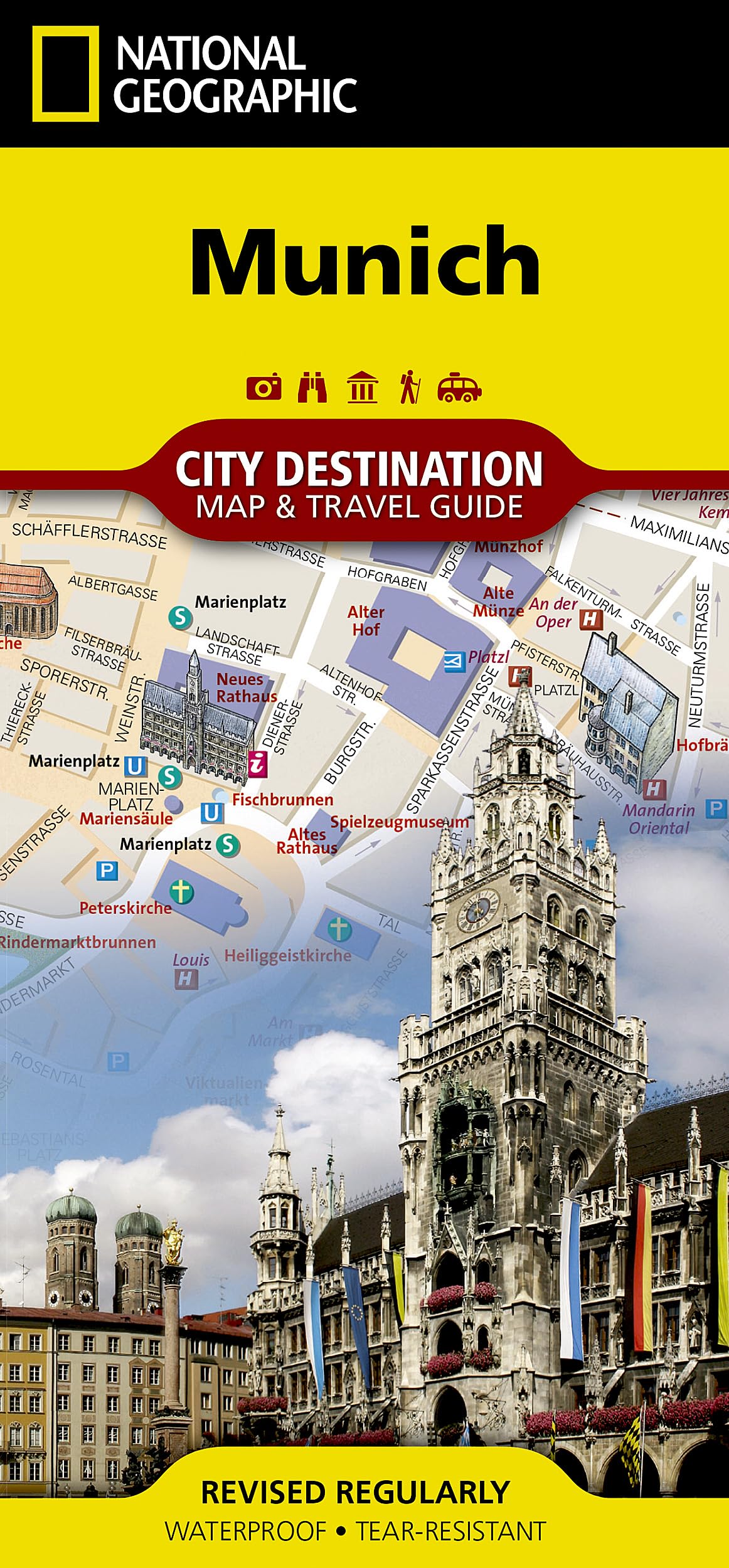 Munich Map: City Destination Maps (National Geographic Destination City Map)