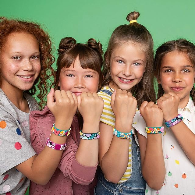 Foto 7 de 8 de LEGO DOTS - Pulsera arcoíris, brazalete de color azul personalizable con piezas decorativas multicolor…