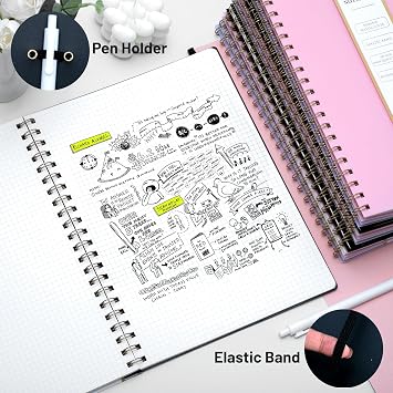 Yoment Graph Paper Notebook & A4 Graph Notebook