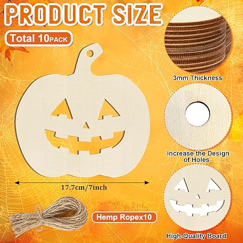 Miniatura 418 de Trébol de madera de gran tamaño de 7 pulgadas, adornos para el día de San Patricio para pintar, tréboles de madera en blanco en blanco, sin