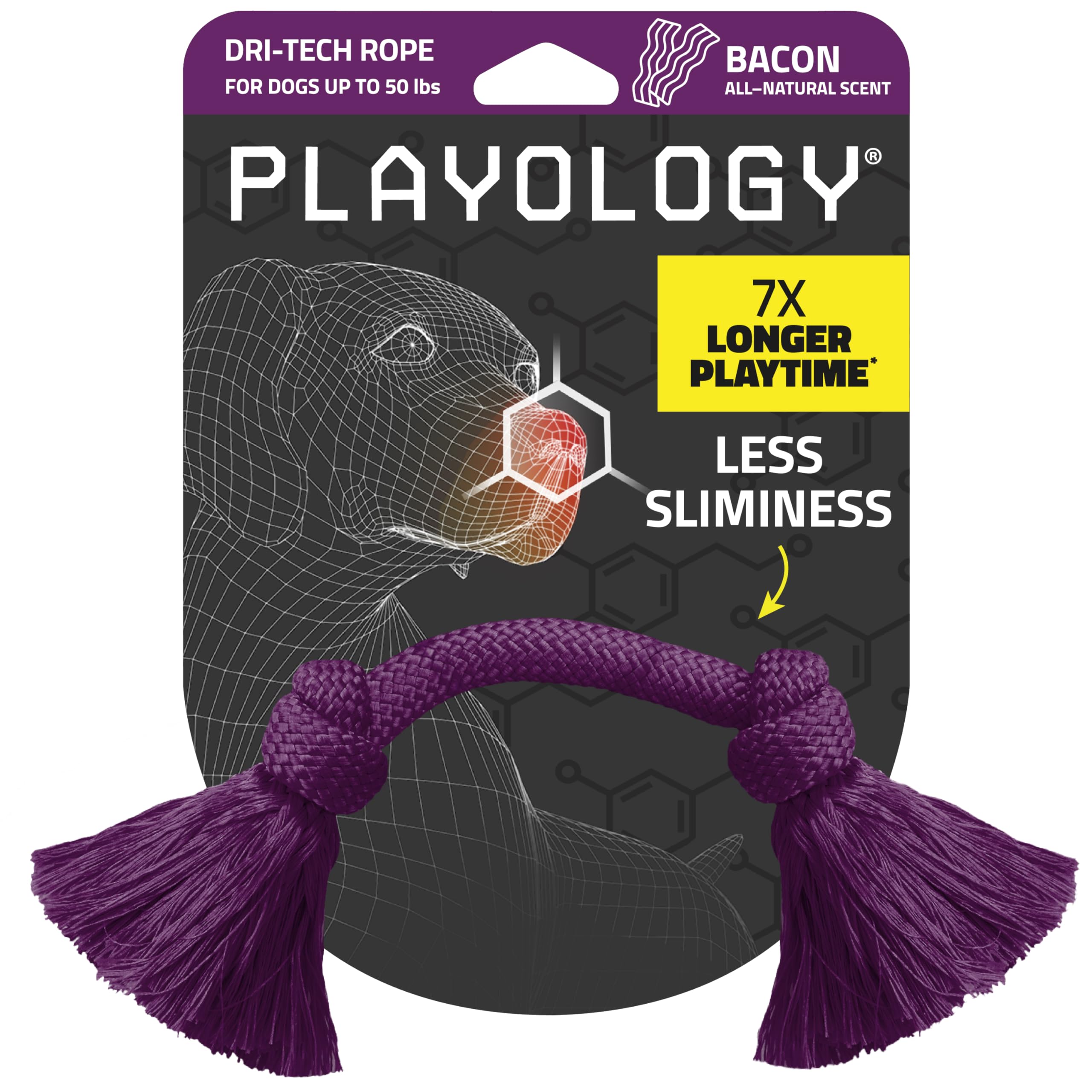 Jouets en corde pour chiens Playology de qualité supérieure durable