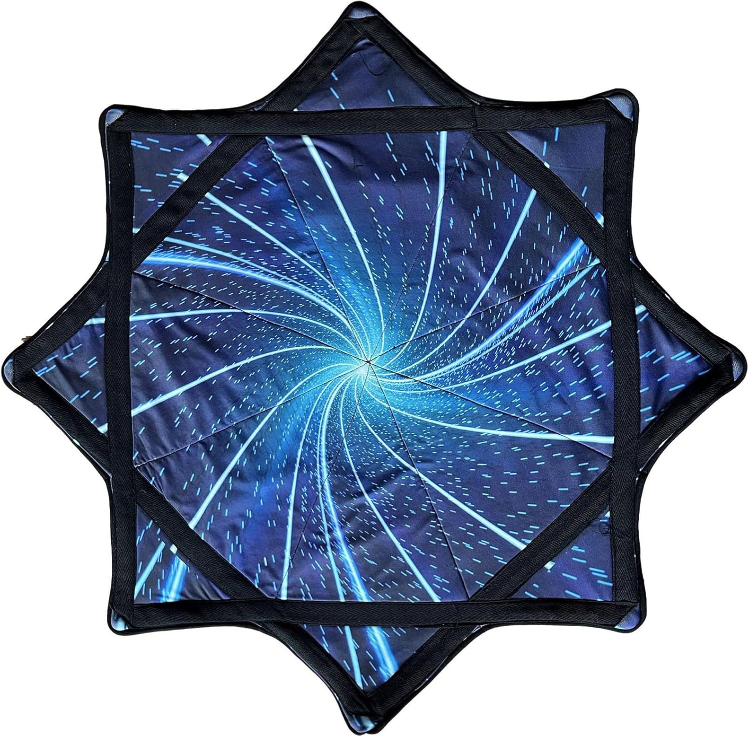 Flowstars Beginner Spinnings Cloth, Fun & Challenging, Easy to Rotate, Sided Print Fingertip Rotating Juggling Toy, Vibrant Patterns for Party Beginners (1B)
