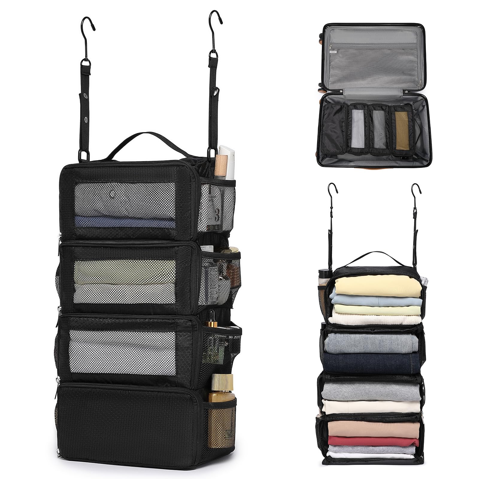 hanging clothes organizer for travel